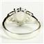 SR302, Created White Opal, 925 Sterling Silver Ring