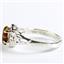 SR302, Created Red Brown Opal, 925 Sterling Silver Ring