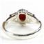 SR302, Created Red Brown Opal, 925 Sterling Silver Ring