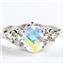 SR302, Mercury Mist Topaz,  925 Sterling Silver Ring