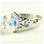 SR302, Mercury Mist Topaz,  925 Sterling Silver Ring