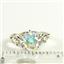 SR302, Mercury Mist Topaz,  925 Sterling Silver Ring
