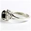 925 Sterling Silver Ladies Ring, Black Star Sapphire, SR302