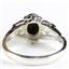925 Sterling Silver Ladies Ring, Black Star Sapphire, SR302