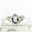 SR302, Aquamarine, 925 Sterling Silver Ladies Ring