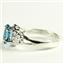 SR302, London Blue Topaz, 925 Sterling Silver Ring