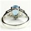 SR302, London Blue Topaz, 925 Sterling Silver Ring