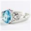 Paraiba Topaz, 925 Sterling Silver Ladies Ring, SR302