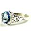 SR302 Neptune Garden Topaz, 925 Sterling Silver Ladies Ring