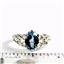 SR302 Neptune Garden Topaz, 925 Sterling Silver Ladies Ring