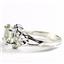SR302, Green Amethyst (Prasiolite), 925 Sterling Silver Ring