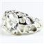 925 Sterling Silver Men's Nugget Ring, Silver Topaz, SR168