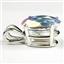 925 Sterling Silver Pendant, Mercury Mist Topaz, SP040