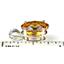 925 Sterling Silver Pendant, Twilight Fire Topaz, SP040