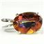 925 Sterling Silver Pendant, Twilight Fire Topaz, SP006