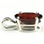 925 Sterling Silver Pendant, Mozambique Garnet, SP006
