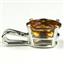 925 Sterling Silver Pendant, Twilight Fire Topaz,  SP002