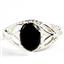 SR137, Black Onyx, 925 Sterling Silver Ring