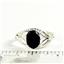 SR137, Black Onyx, 925 Sterling Silver Ring