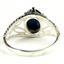 925 Sterling Silver Ladies Ring, Natural Blue Star Sapphire, SR137