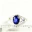925 Sterling Silver Ladies Ring, Natural Blue Star Sapphire, SR137
