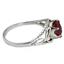 SR137, Created Ruby, 925 Sterling Silver Ring