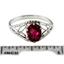 SR137, Created Ruby, 925 Sterling Silver Ring