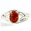 SR137, Red Brown Created Opal, 925 Sterling Silver Opal