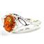 SR137, Red Brown Created Opal, 925 Sterling Silver Opal