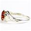 SR137, Red Brown Created Opal, 925 Sterling Silver Opal