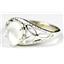 SR137, Mother Of Pearl, 925 Sterling Silver Ring