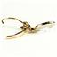 14k Gold Leverback Earrings, Cubic Zirconia, E101