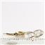 14k Gold Leverback Earrings, Cubic Zirconia, E101