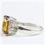 SR221, Citrine, 925 Sterling Silver Ring