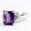 SR221, Amethyst, 925 Sterling Silver Ring