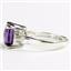 SR221, Amethyst, 925 Sterling Silver Ring