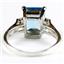 SR221, Swiss Blue Topaz, 925 Sterling Silver Ring