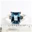 SR221, Swiss Blue Topaz, 925 Sterling Silver Ring