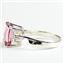 SR221, Pure Pink Topaz, 925 Sterling Silver Ring