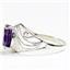 SR083, Amethyst, 925 Sterling Silver Ladies Ring