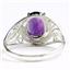 SR083, Amethyst, 925 Sterling Silver Ladies Ring