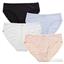 4 Karen Neuburger Womens Microfiber Pointelle Hi-Cut Brief Basic Size S-XL