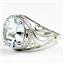 SR083, Aquamarine, 925 Sterling Silver Ladies Ring
