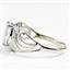 SR083, Aquamarine, 925 Sterling Silver Ladies Ring