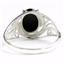 SR083, Black Onyx, 925 Sterling Silver Ladies Ring