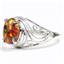 SR083, Created Red Brown Opal, 925 Sterling Silver Ladies Ring