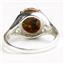 SR057, Created Red Brown Opal, 925 Sterling Silver Ladies Ring