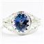 Neptune Garden Topaz, 925 Sterling Silver Ladies Ring, SR070