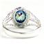 Neptune Garden Topaz, 925 Sterling Silver Ladies Ring, SR070