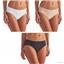 4 Karen Neuburger Womens Brushed Microfiber Hi-Cut w Lace Brief Basics Size S-M